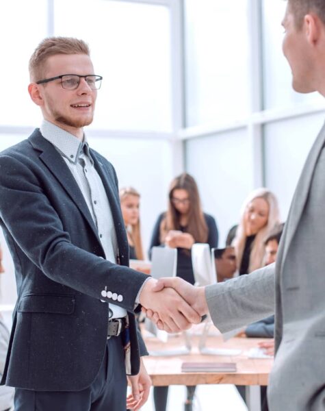 business owner in modern office